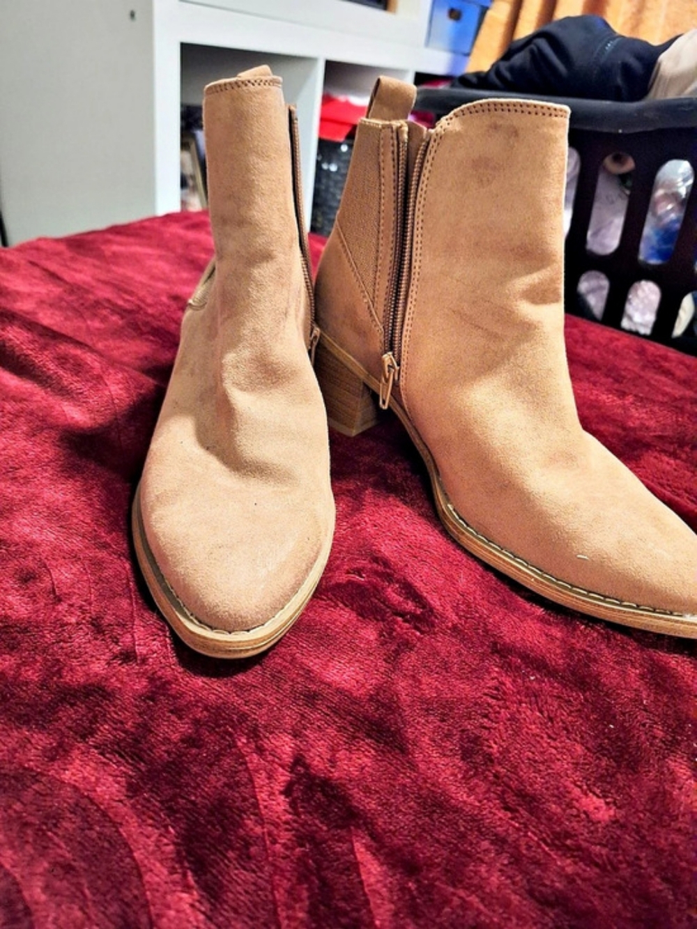 Jessica Simpson Tan Ankle Booties US 6.5